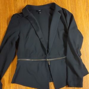 Mossimo black blazer with detachable bottom